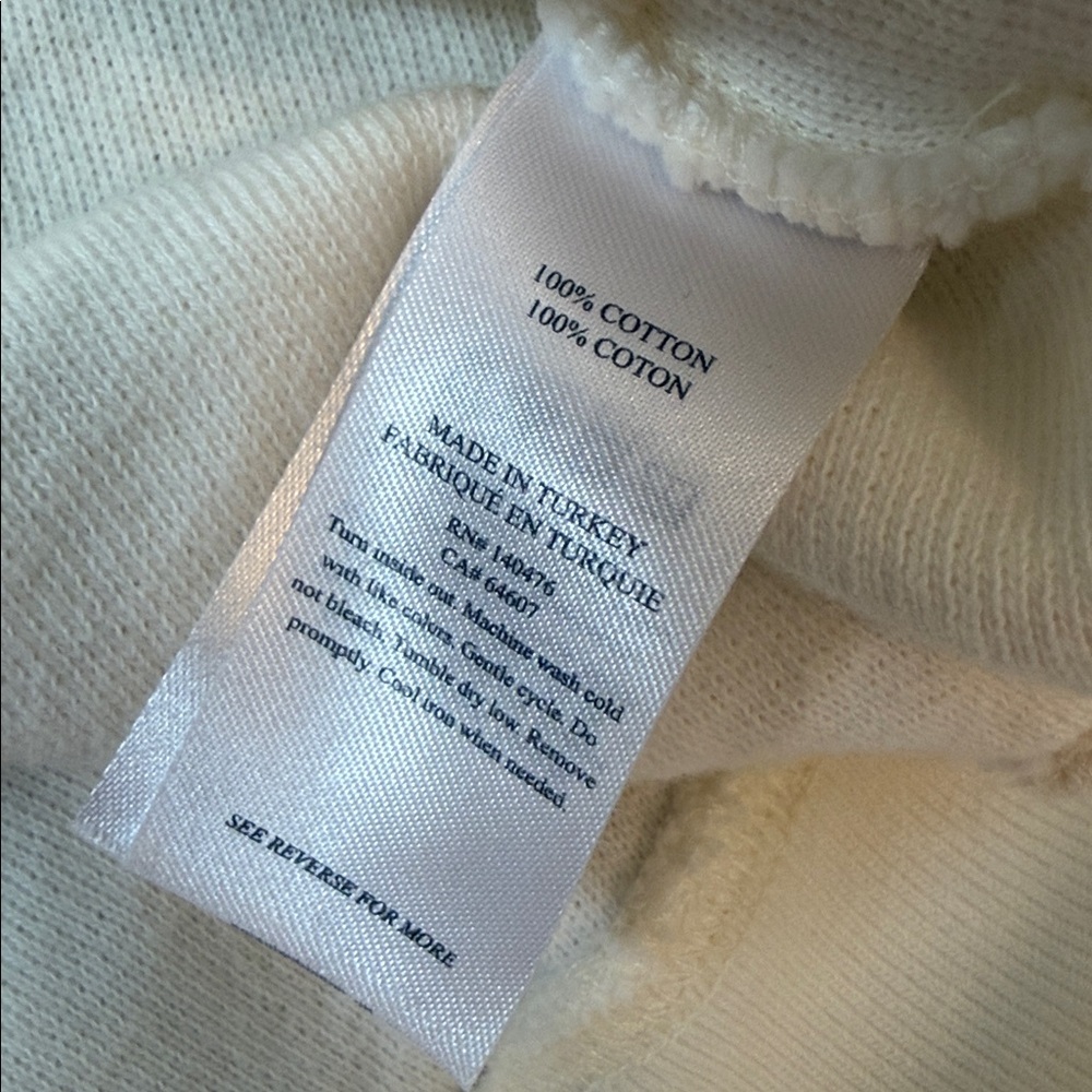 Faherty Women’s Vista Stripe French Terry Pullover Sweatshirt Size X-Small - Picture 9 of 10